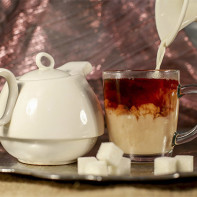 写真：ミルク入り紅茶 2