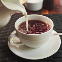 ミルク入り紅茶の写真
