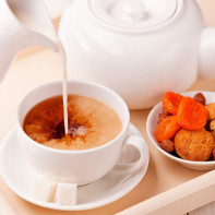 写真：ミルク入り紅茶 4
