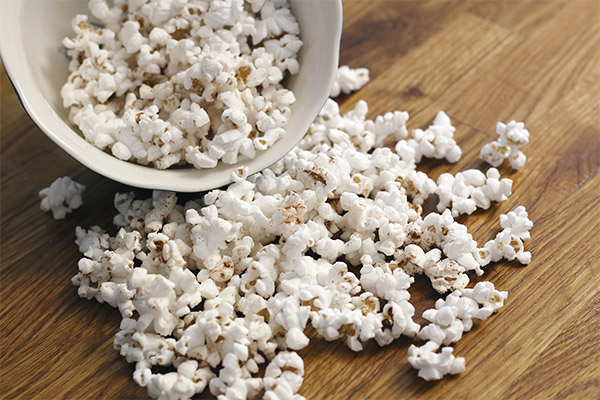 Popcorn in medicine
