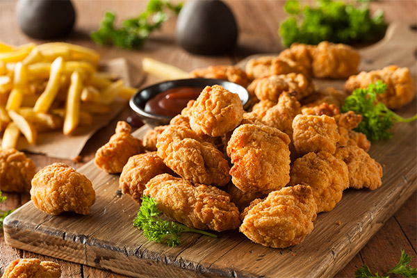 KFCのようなナゲット