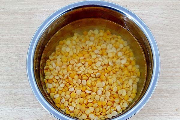 エンドウ豆の正しい浸し方