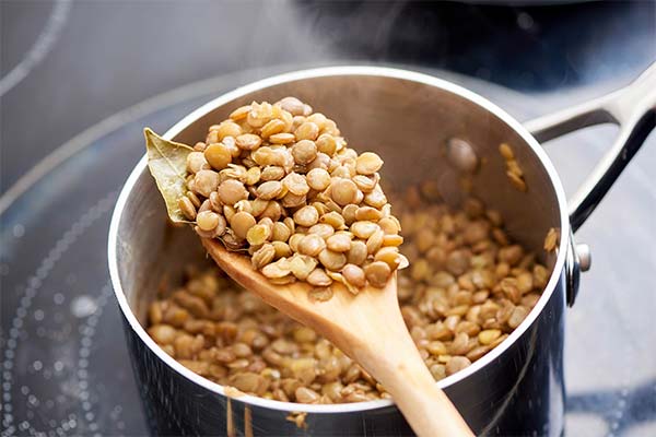 レンズ豆の煮込み時間