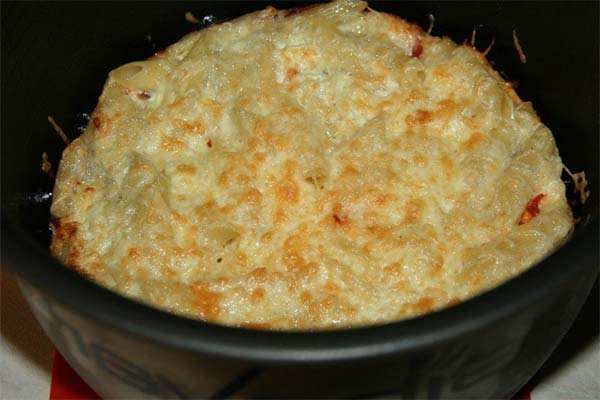 パスタ スクランブルエッグ
