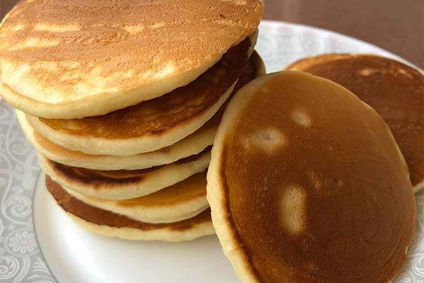 ケフィアでケーキパンケーキ