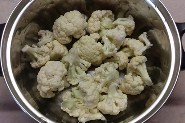 カリフラワーの茹で方