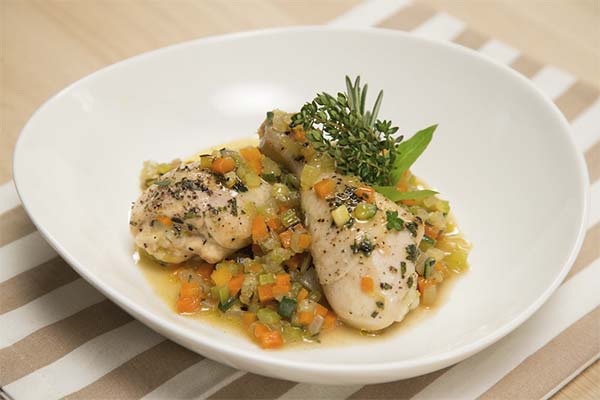 鶏肉とハーブのクレンジング
